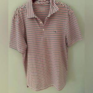 Vineyard Vines Boys Bradley Stripe Sankaty Performance Polo